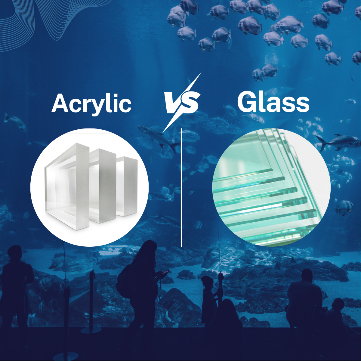 Acrylic vs Glass for Pool Windows: What’s the Difference?